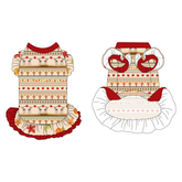 Autumn Sweater - Autumn Sweater - La Petite Shimmy Dress With Double Skirt